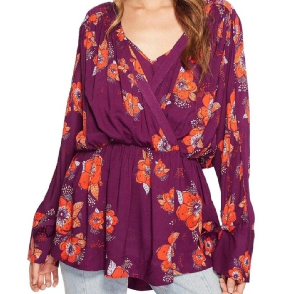 NWOT FREE PEOPLE Tuscan Dream gorgeous fall tunic!